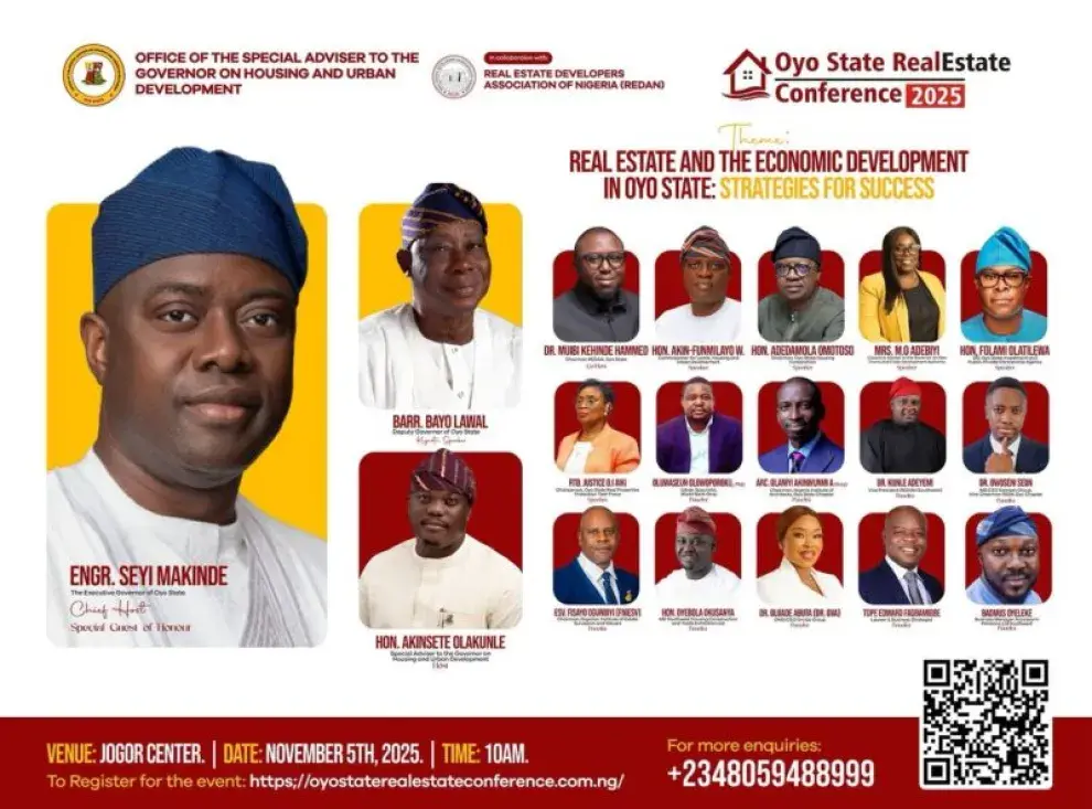Oyo Partners with REDAN to Host 2025 Real Estate Conference in Ibadan