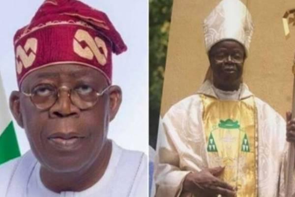 Tinubu Condoles with Catholic Church Over the Death of Bishop Emeritus Fagun