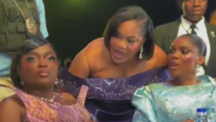TRENDING Tongues wag as Funke Akindele snubs Toyin Abraham at movie premiere